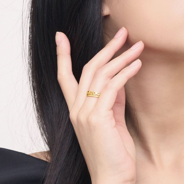 라인 D 체인 커플 반지 요약정보 및 구매