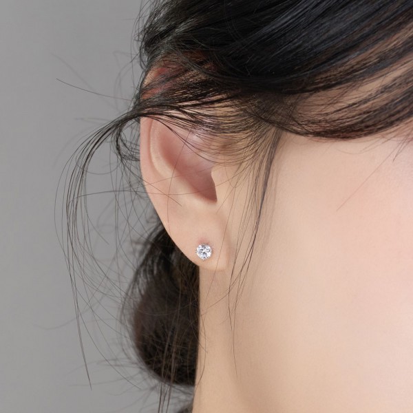 2부 랩 다이아몬드 귀걸이 4프롱 요약정보 및 구매